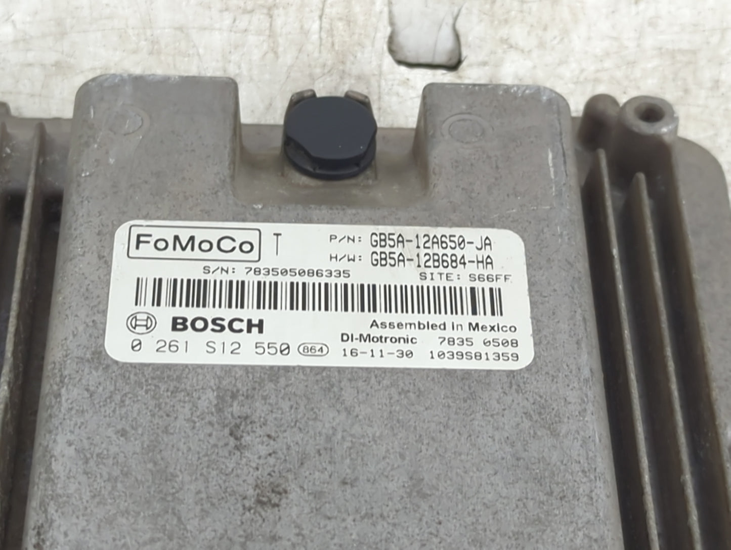 2016-2019 Ford Explorer PCM Engine Control Computer ECU ECM PCU OEM P/N:GB5A-12A650-JA GB5A-12B684-HA Fits OEM Used Auto Par