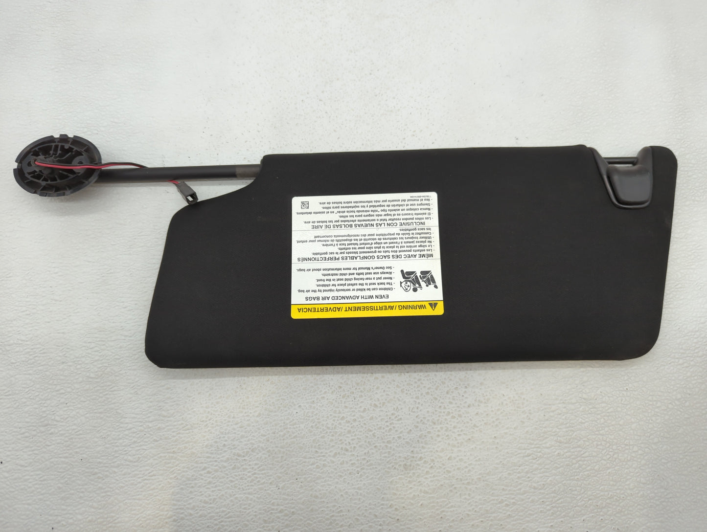 2017 Ford Explorer Sun Visor Shade Replacement Passenger Right Mirror Fits OEM Used Auto Parts - Oemusedautoparts1.com