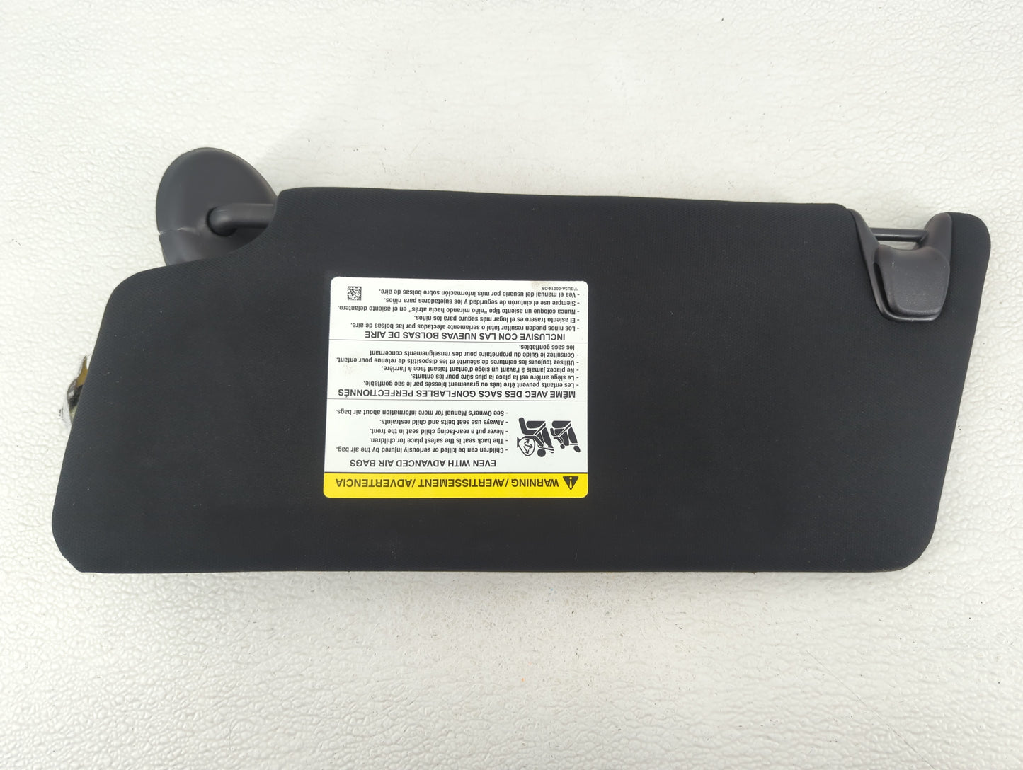 2017 Ford Explorer Sun Visor Shade Replacement Passenger Right Mirror Fits OEM Used Auto Parts - Oemusedautoparts1.com