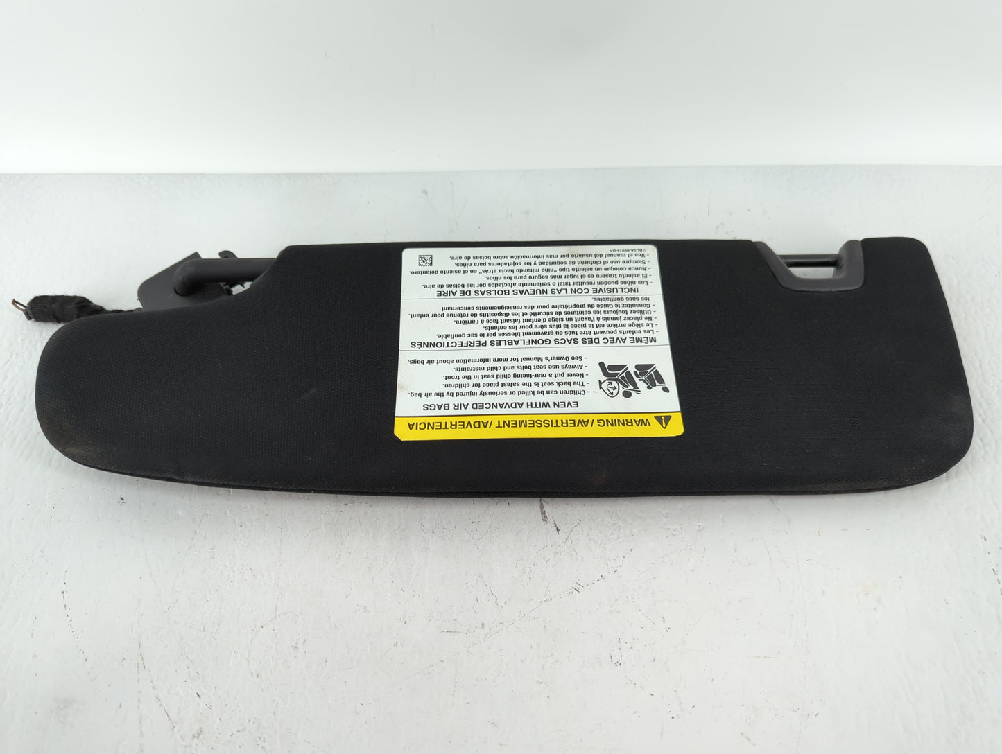 2017 Ford Explorer Sun Visor Shade Replacement Passenger Right Mirror Fits OEM Used Auto Parts - Oemusedautoparts1.com