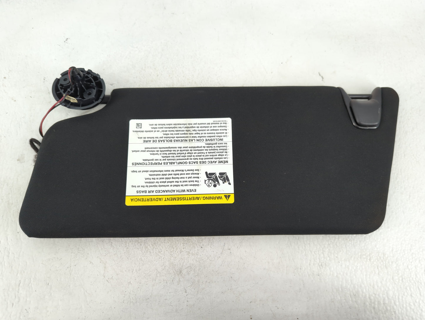 2016-2019 Ford Explorer Sun Visor Shade Replacement Passenger Right Mirror Fits Fits 2016 2017 2018 2019 OEM Used Auto Parts