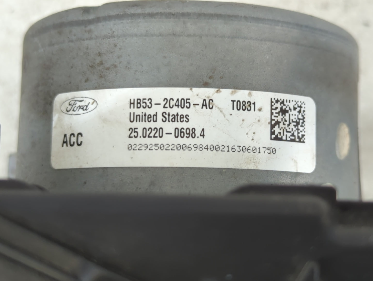 2016-2019 Ford Explorer Anti-Lock Brake ABS Pump Module Actuator OEM P/N:HB53-2C405-AC Fits Fits 2016 2017 2018 2019 OEM Use