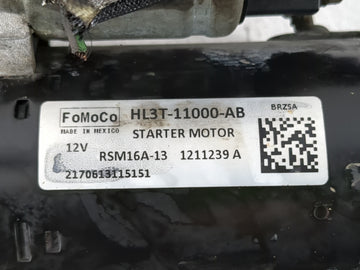 2015-2020 Ford F-150 Car Starter Motor Solenoid OEM P/N:HL3T-11000-AB Fits Fits 2015 2016 2017 2018 2019 2020 OEM Used Auto Parts