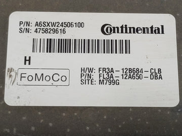 2015-2017 Ford F-150 PCM Engine Control Computer ECU ECM PCU OEM P/N:A6SXW24506100 FL3A-12A650-DBA Fits OEM Used Auto Parts