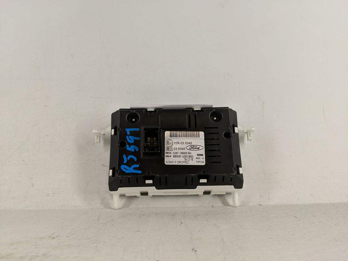 2014-2017 Ford Fiesta Information Radio Display Screen 1172606 - Oemusedautoparts1.com