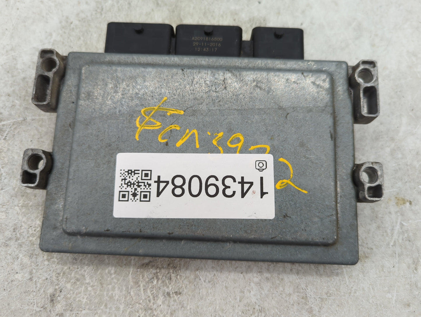 2015-2018 Ford Fiesta PCM Engine Control Computer ECU ECM PCU OEM P/N:A2C81963805R4AE GA6A-12A650-GC Fits Fits 2015 2016 201