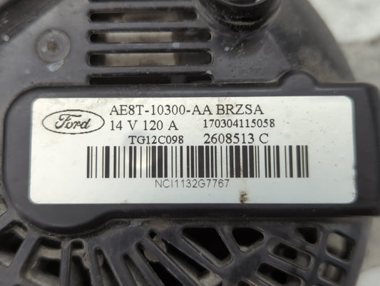 2011-2019 Ford Fiesta Alternator Replacement Generator Charging Assembly Engine OEM P/N:2608513 C AE8T-10300-AA Fits OEM Used Auto Parts