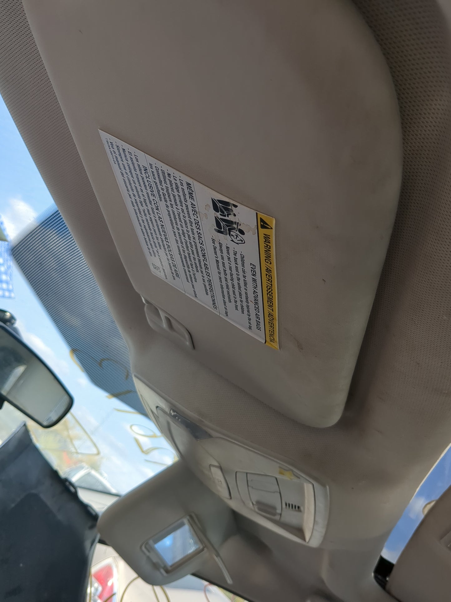 2013-2018 Ford Focus Sun Visor Shade Replacement Driver Left Mirror Fits Fits 2013 2014 2015 2016 2017 2018 OEM Used Auto Pa