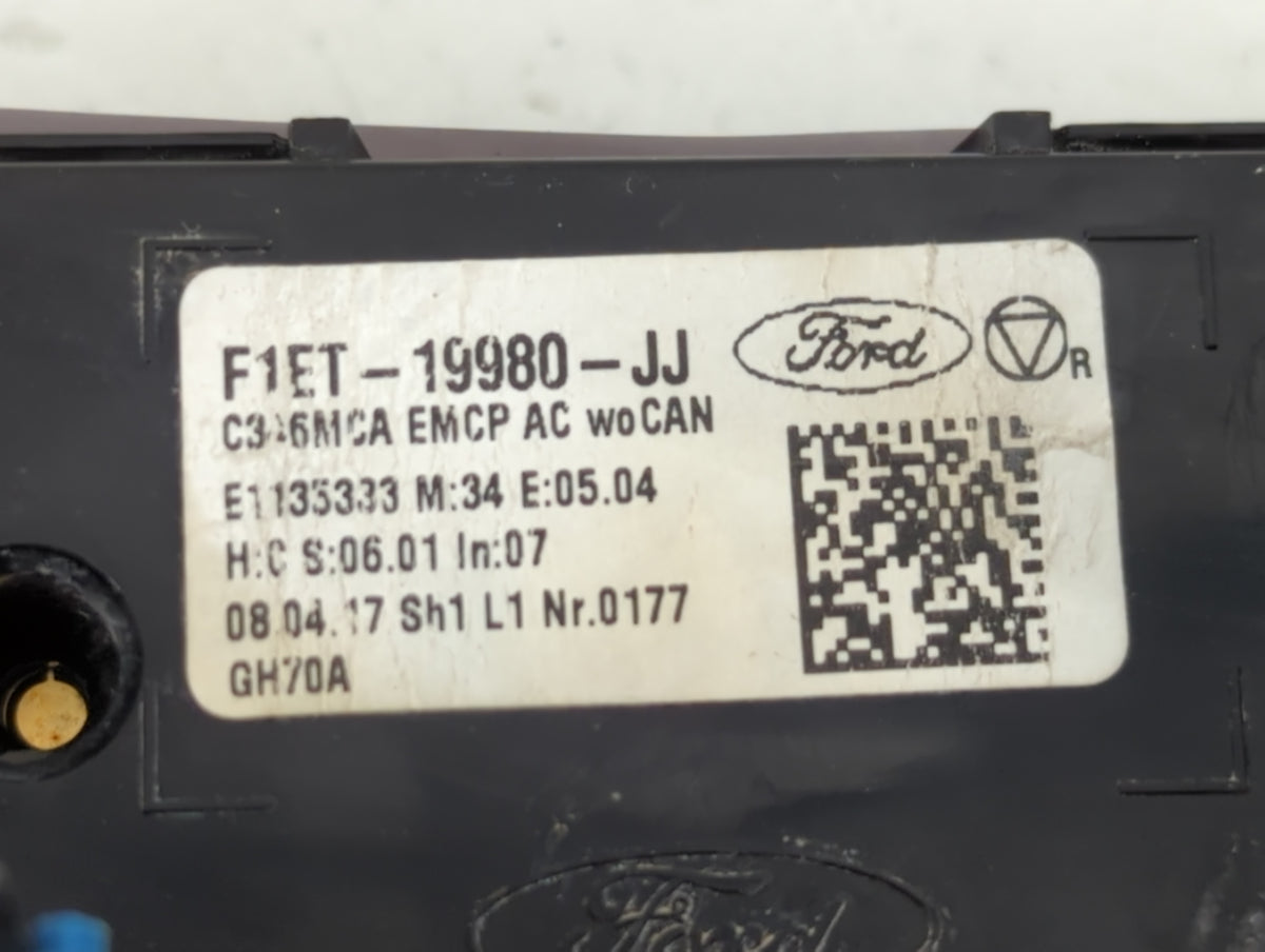 2015-2018 Ford Focus Climate Control Module Temperature AC/Heater Replacement P/N:F1ET-19980-JJ Fits Fits 2015 2016 2017 201