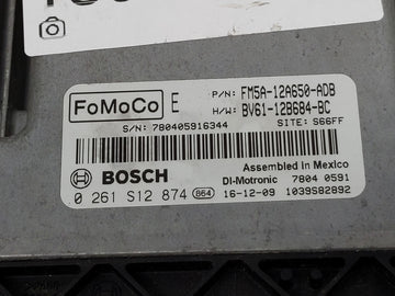 2013-2018 Ford Focus PCM Engine Control Computer ECU ECM PCU OEM P/N:FM5A-12A650-ADB 0 261 S12 874 Fits OEM Used Auto Parts