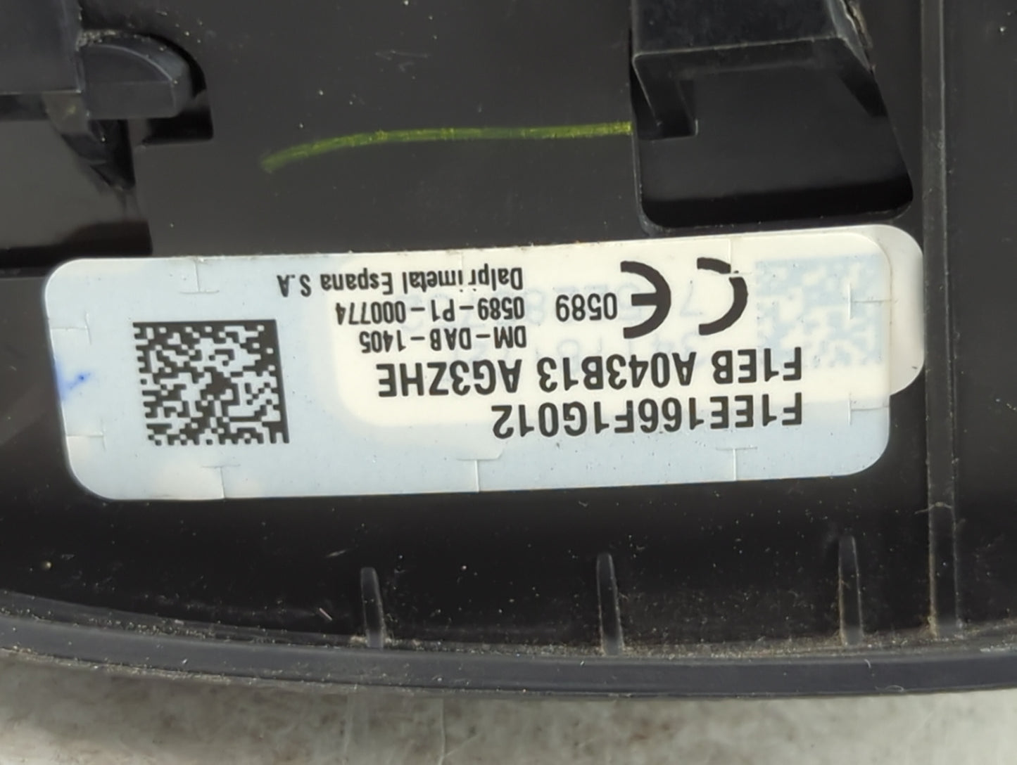 2017 Ford Focus Air Bag Driver Left Steering Wheel Mounted P/N:F1EE166F1G012 F1EBA043B13AG3ZHE, DM-DAB-1405, 0589-P1-00774 F