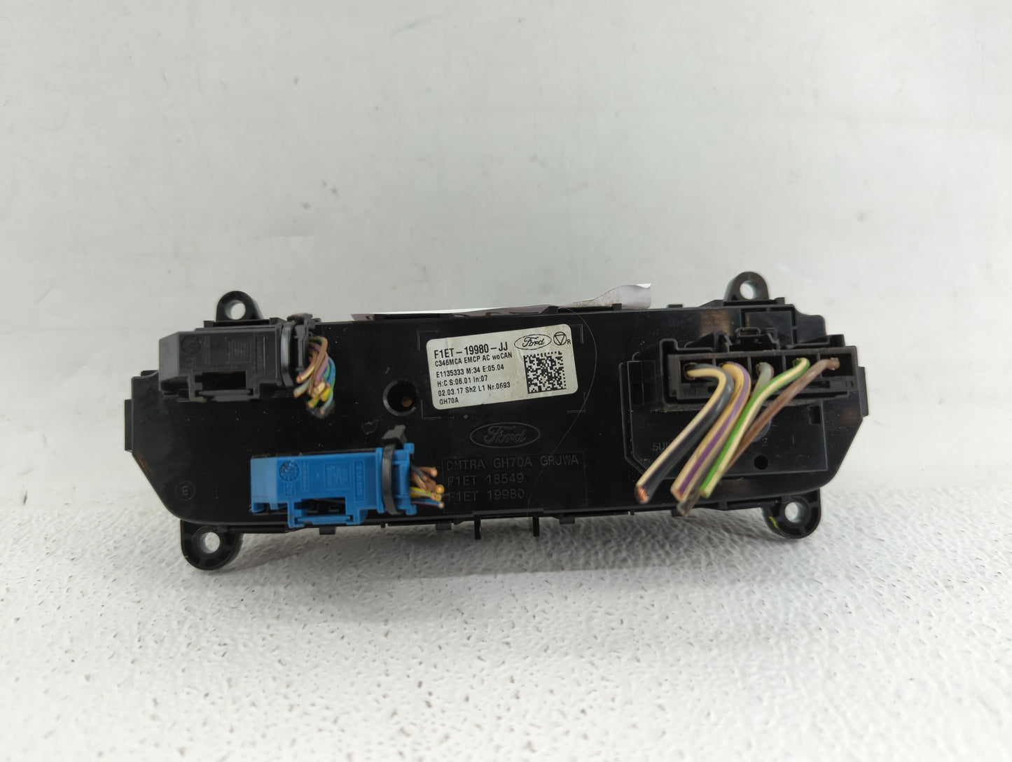 2015-2018 Ford Focus Climate Control Module Temperature AC/Heater Replacement P/N:F1ET-19980-LJ F1ET-19980-JF Fits OEM Used