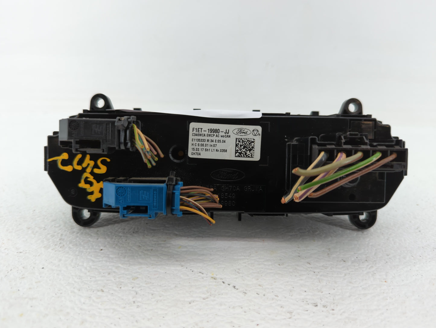 2015-2018 Ford Focus Climate Control Module Temperature AC/Heater Replacement P/N:F1ET-19980-JJ F1ET-19980-JE Fits OEM Used