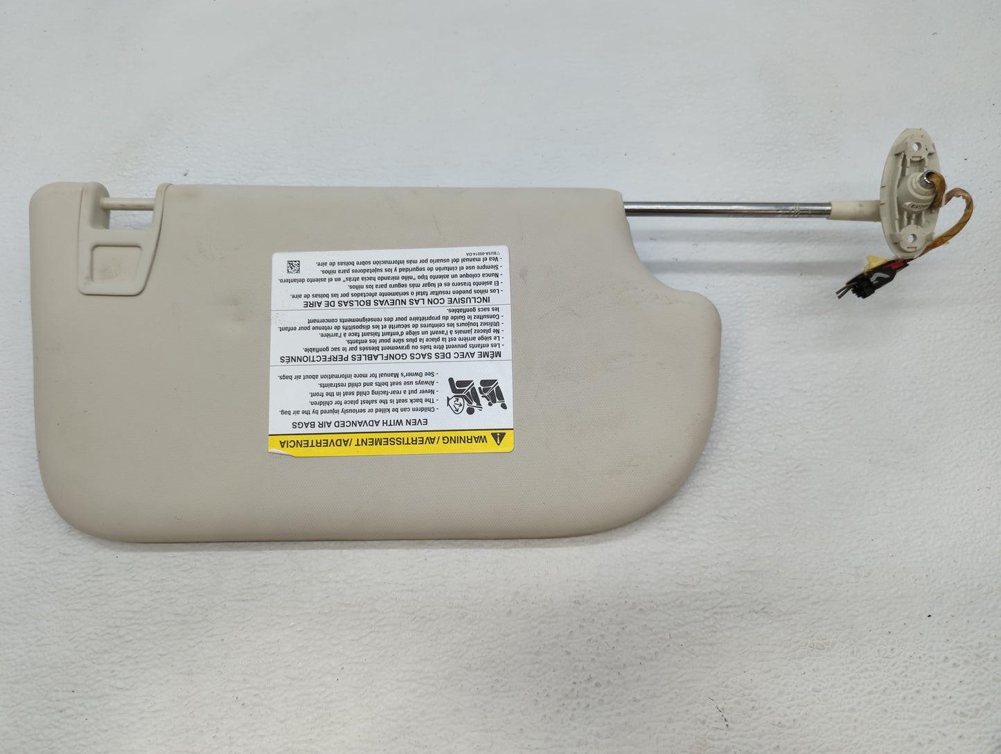 2013-2018 Ford Focus Sun Visor Shade Replacement Passenger Right Mirror Fits Fits 2013 2014 2015 2016 2017 2018 OEM Used Aut