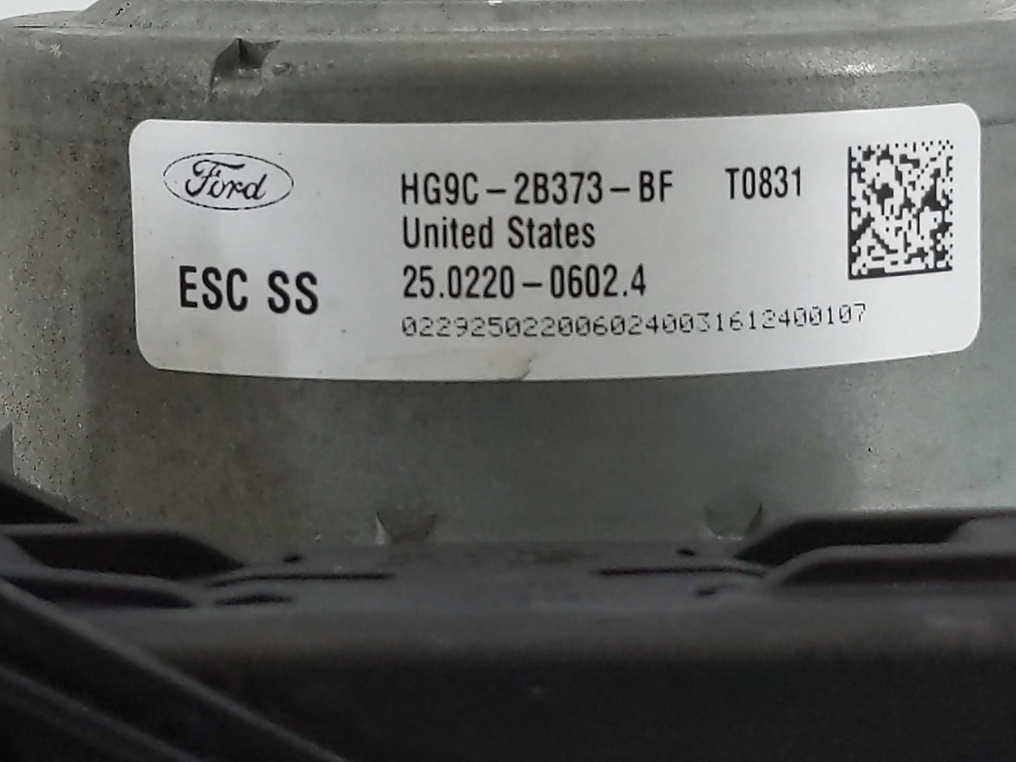 2017-2018 Ford Fusion ABS Pump Control Module Replacement P/N:HG9C-2B373-BF Fits Fits 2017 2018 OEM Used Auto Parts - Oemuse