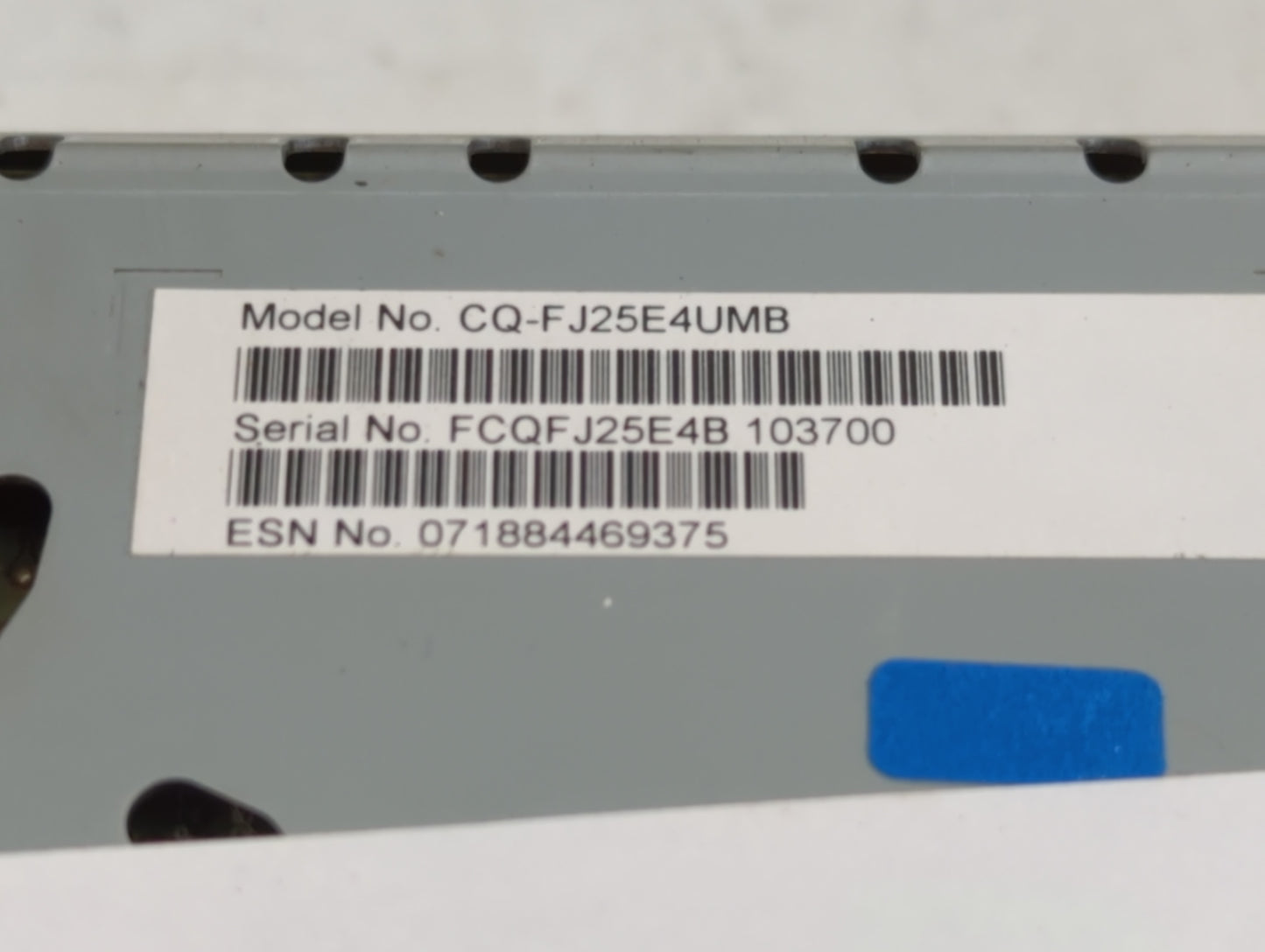 2017 Ford Fusion Radio AM FM Cd Player Receiver Replacement Fits OEM Used Auto Parts - Oemusedautoparts1.com
