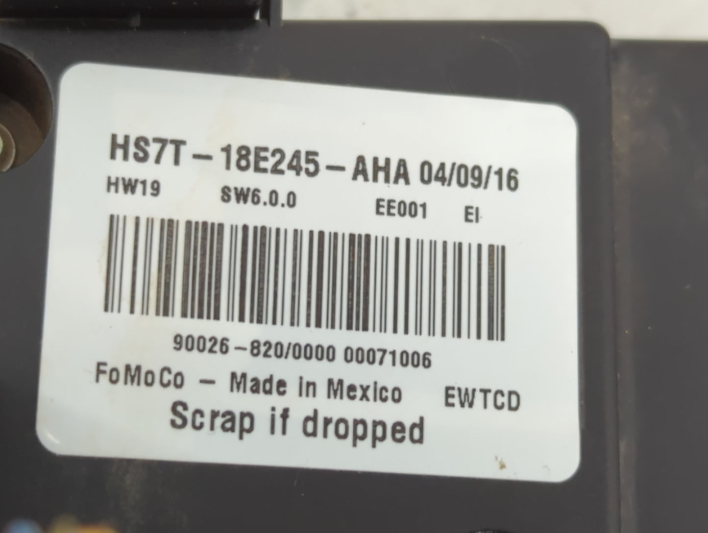 2017-2017 Ford Fusion Radio Control Panel - Oemusedautoparts1.com