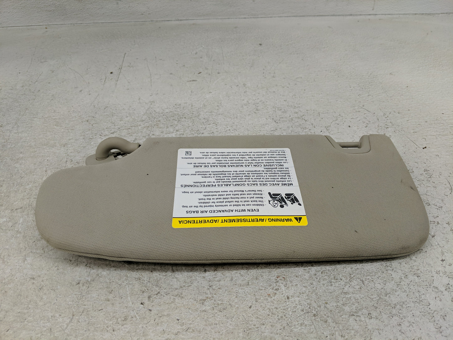 2017-2020 Ford Fusion Sun Visor Shade Replacement Passenger Right Mirror Fits Fits 2017 2018 2019 2020 OEM Used Auto Parts -