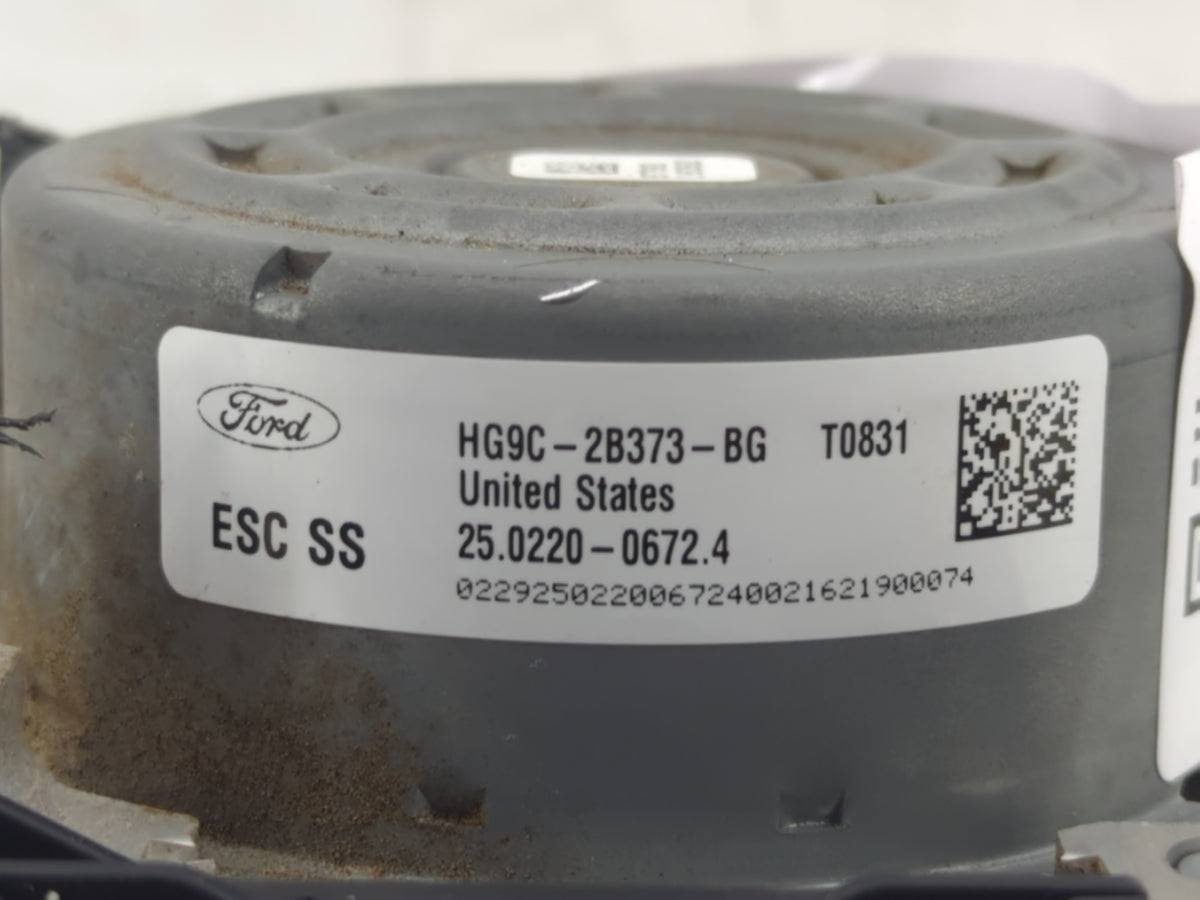 2017-2018 Ford Fusion Anti-Lock Brake ABS Pump Module Actuator OEM P/N:HG9C-2B373-BG Fits Fits 2017 2018 OEM Used Auto Parts