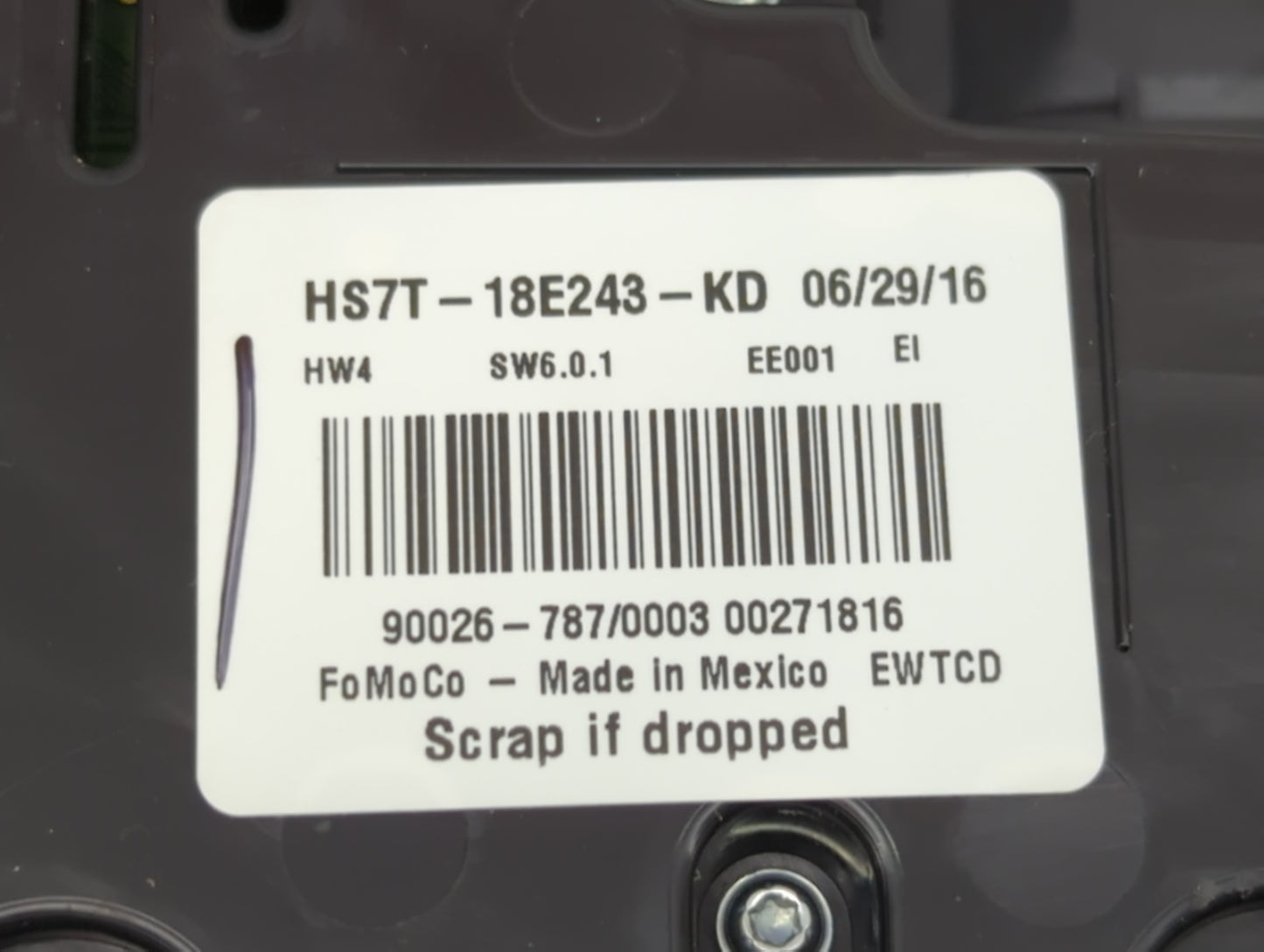 2017-2020 Ford Fusion Radio Control Panel - Oemusedautoparts1.com