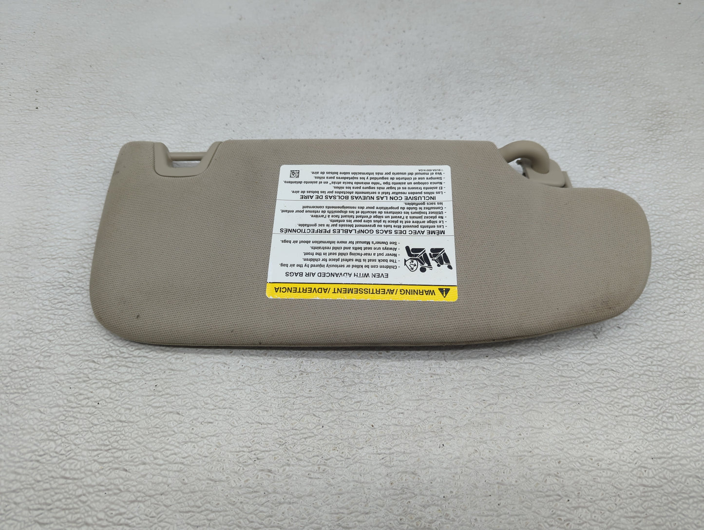 2017-2020 Ford Fusion Sun Visor Shade Replacement Driver Left Mirror Fits Fits 2017 2018 2019 2020 OEM Used Auto Parts - Oem