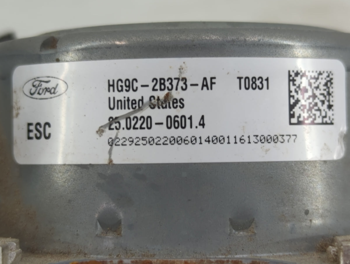 2017-2018 Ford Fusion Anti-Lock Brake ABS Pump Module Actuator OEM P/N:HG9C-2B373-AF Fits Fits 2017 2018 OEM Used Auto Parts