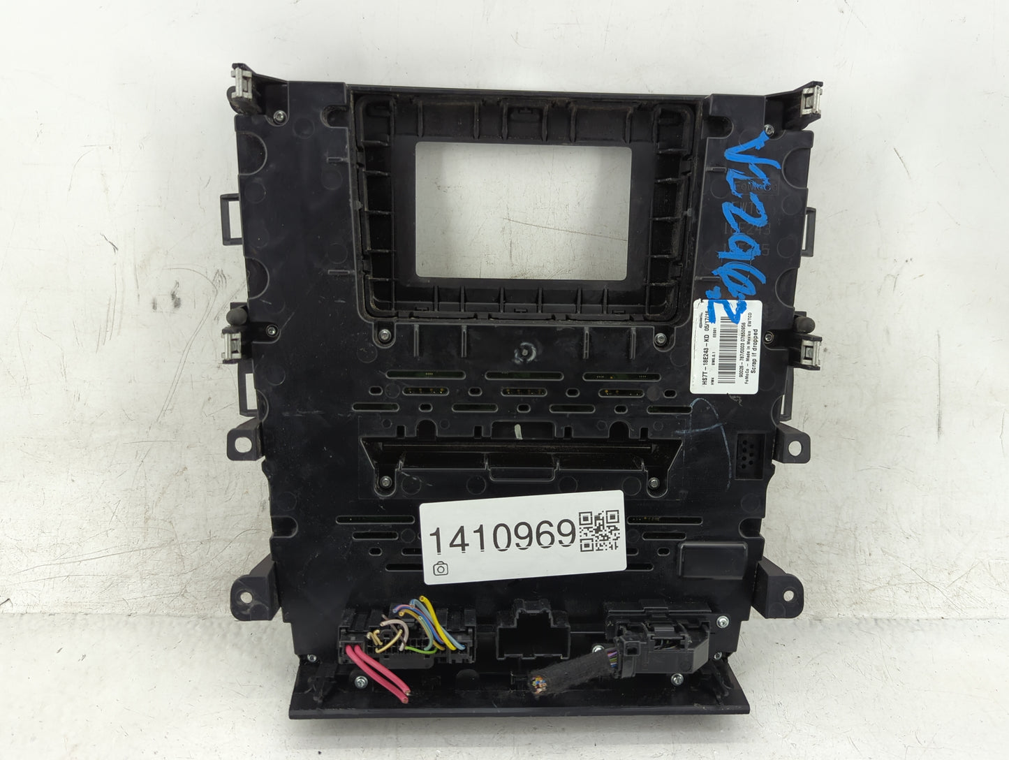 2017 Ford Fusion Radio AM FM Cd Player Receiver Replacement P/N:HS7T-18E243-KD Fits OEM Used Auto Parts - Oemusedautoparts1.