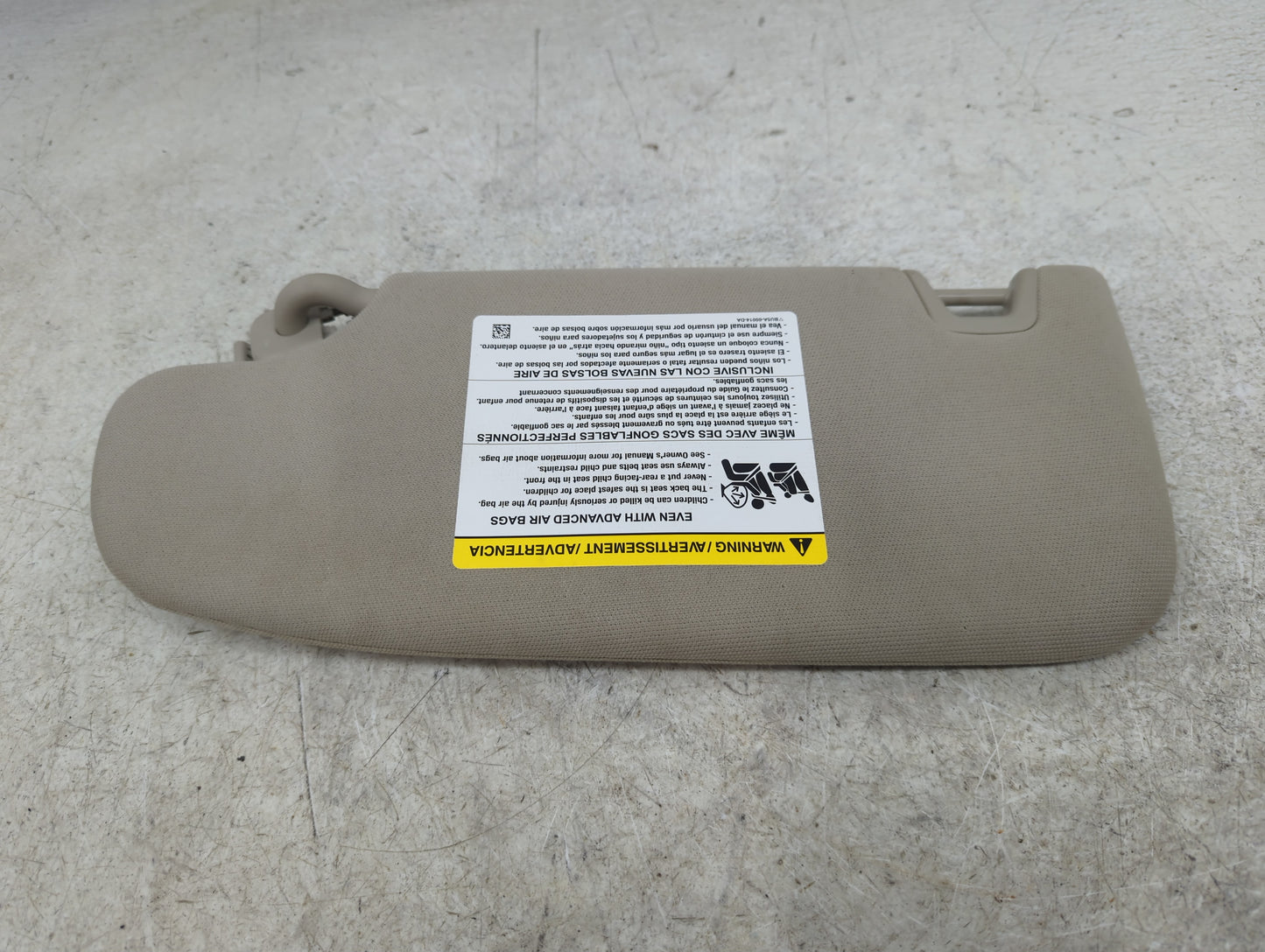 2017-2020 Ford Fusion Sun Visor Shade Replacement Passenger Right Mirror Fits Fits 2017 2018 2019 2020 OEM Used Auto Parts -
