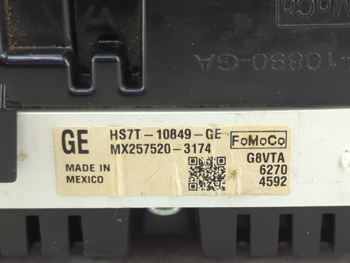 2017 Ford Fusion Instrument Cluster Speedometer Gauges P/N:HS7T-10849-GE MX257520-3174, HS7T-10849-AH Fits OEM Used Auto Par
