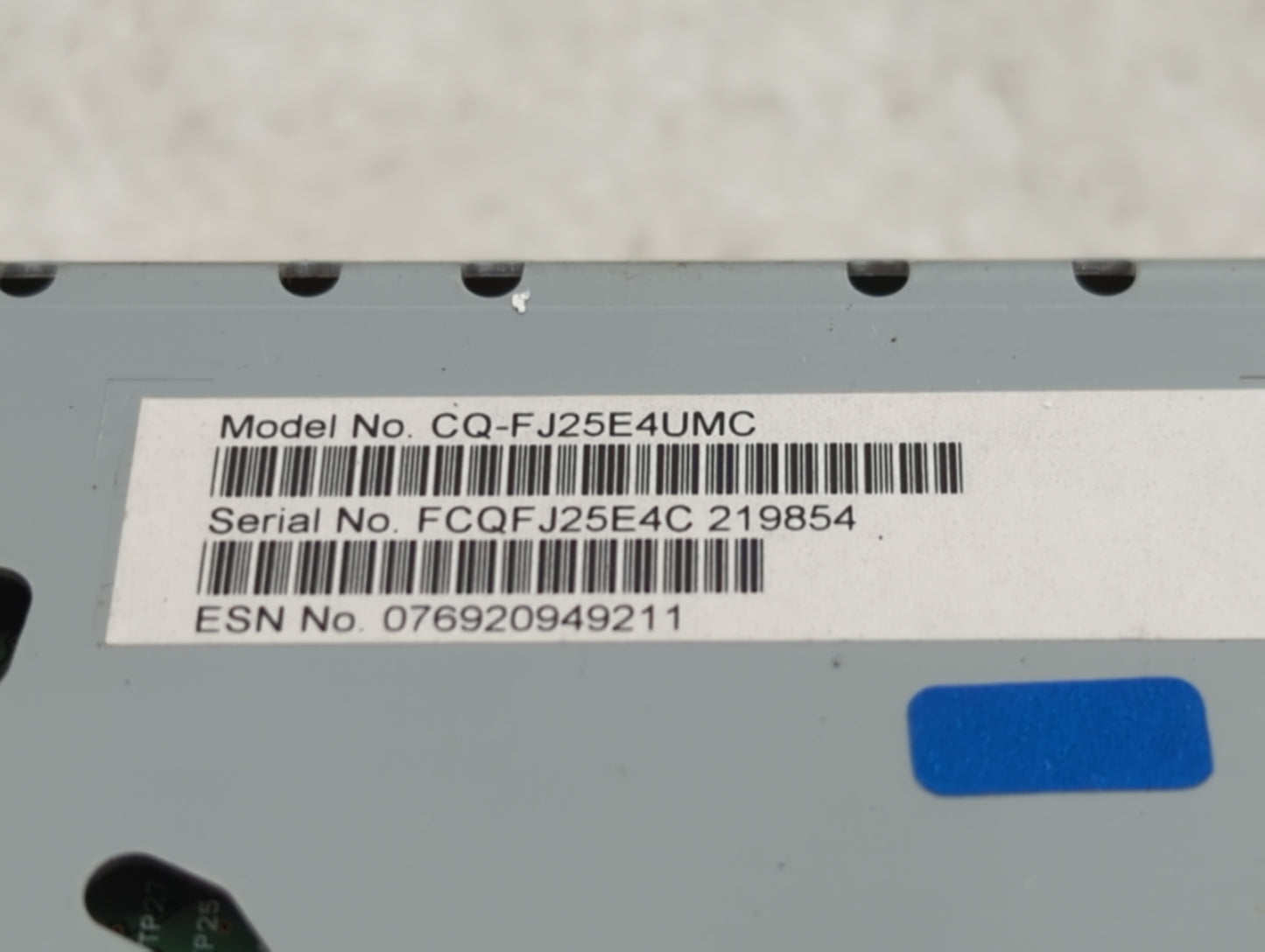 2017-2020 Ford Fusion Radio AM FM Cd Player Receiver Replacement P/N:CQ-FJ25E4UMC Fits Fits 2017 2018 2019 2020 OEM Used Aut