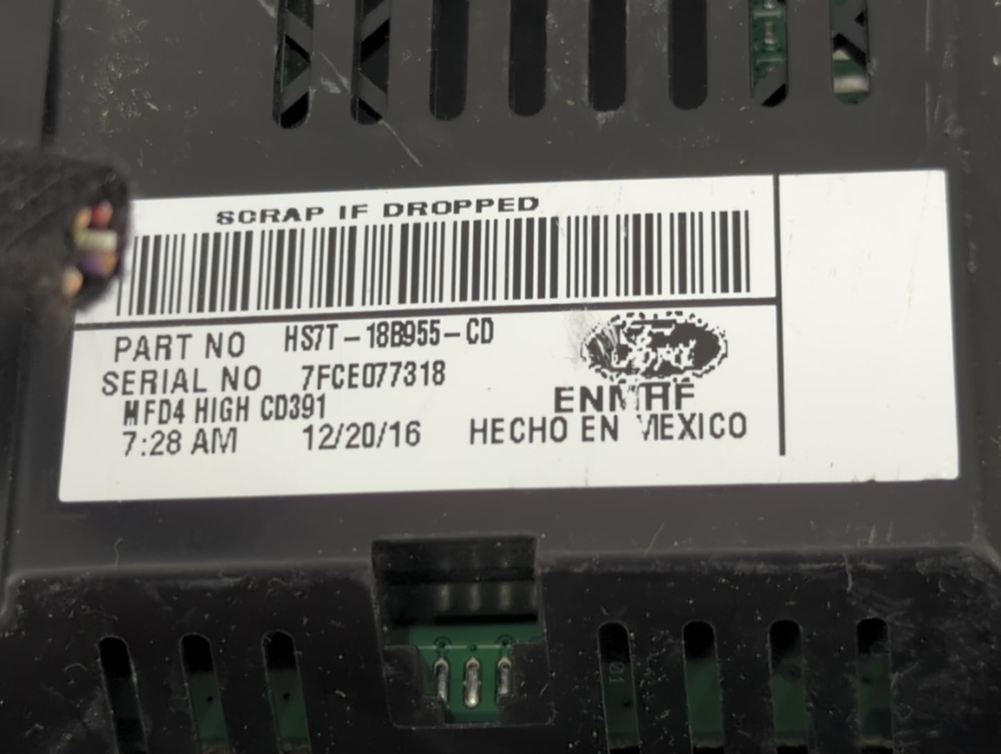 2017-2020 Ford Fusion Information Display Screen - Oemusedautoparts1.com