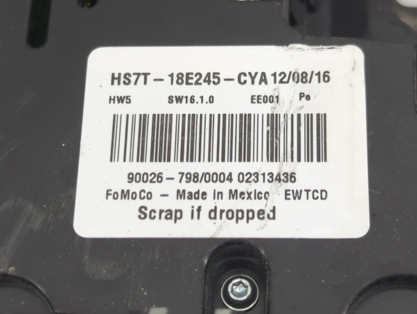 2017-2020 Ford Fusion Radio Control Panel - Oemusedautoparts1.com