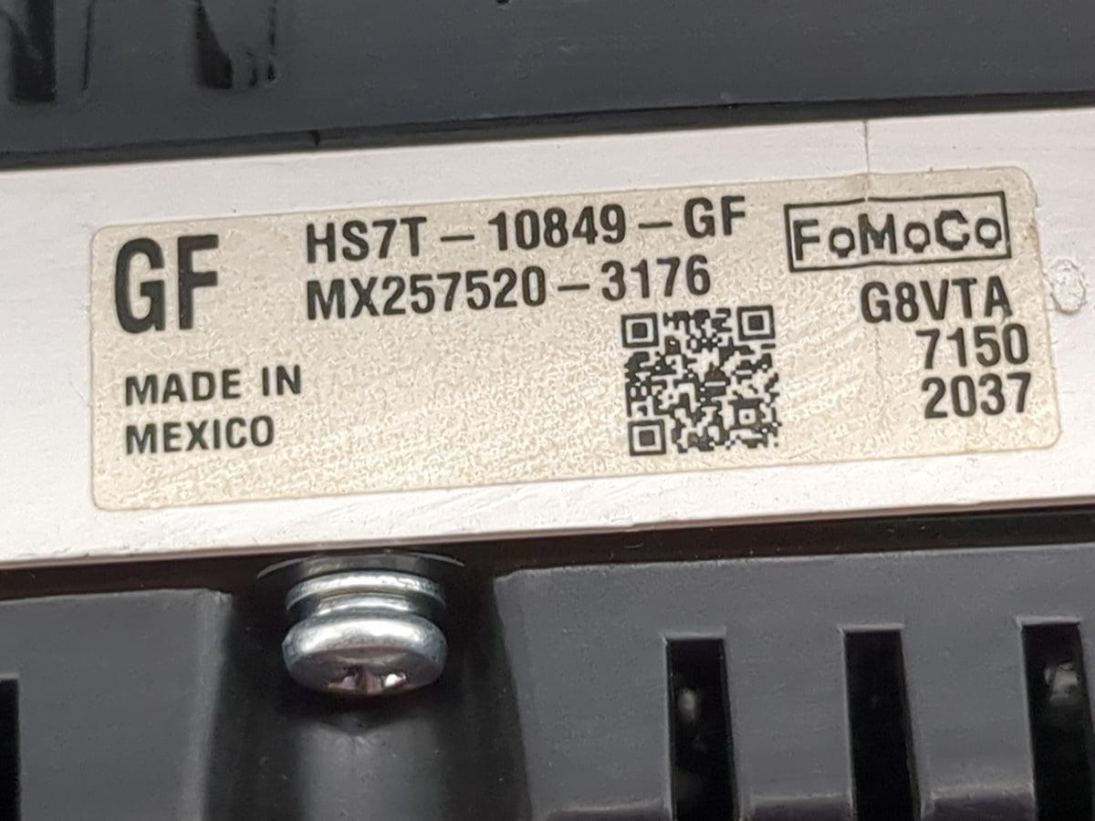 2017 Ford Fusion Instrument Cluster Speedometer Gauges P/N:HS7T-10849-GF MX257520-3176 Miles: Fits OEM Used Auto Parts - Oem