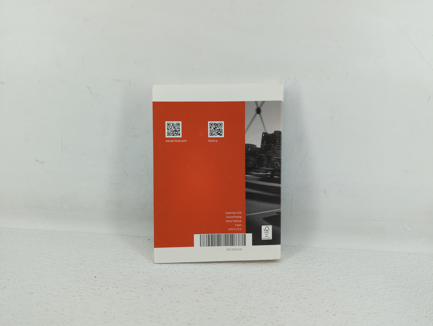 2017 Ford Fusion Owners Manual Book Guide OEM Used Auto Parts - Oemusedautoparts1.com
