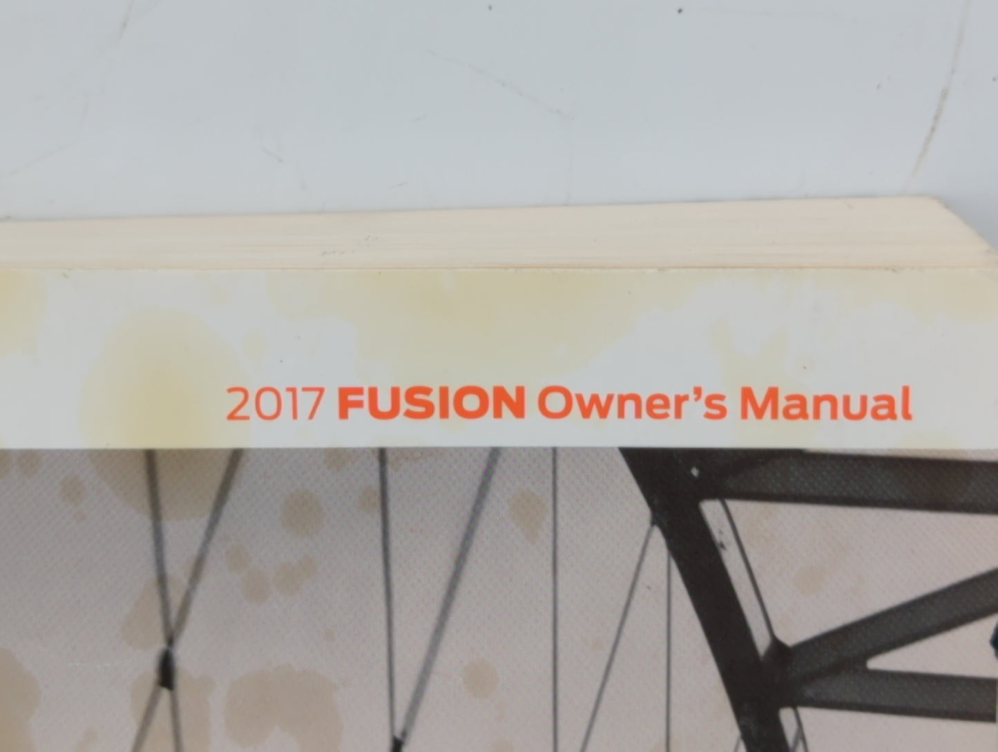 2017 Ford Fusion Owners Manual Book Guide OEM Used Auto Parts - Oemusedautoparts1.com