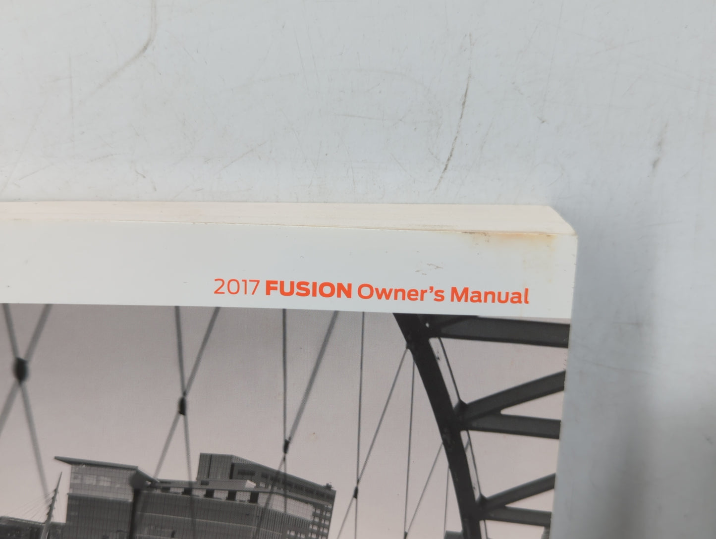 2017 Ford Fusion Owners Manual Book Guide OEM Used Auto Parts - Oemusedautoparts1.com