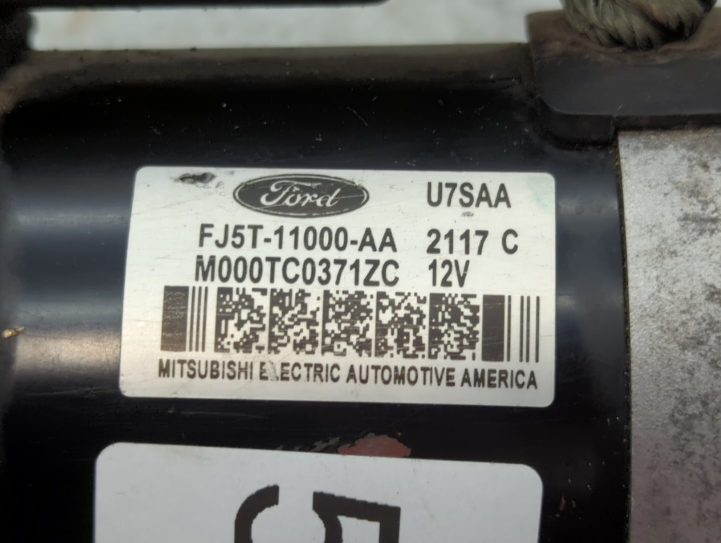 2013-2020 Ford Fusion Car Starter Motor Solenoid OEM P/N:M000TC0371ZC FJ5T-11000-AA Fits OEM Used Auto Parts - Oemusedautopa