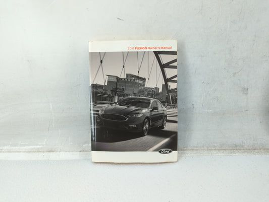 2017 Ford Fusion Owners Manual Book Guide OEM Used Auto Parts