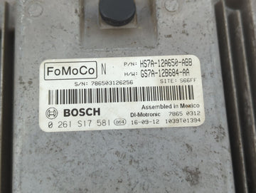 2017-2019 Ford Fusion PCM Engine Control Computer ECU ECM PCU OEM P/N:GS7A-12B684-AA HS7A-12A650-ABB Fits Fits 2017 2018 2019 OEM Used Auto Parts
