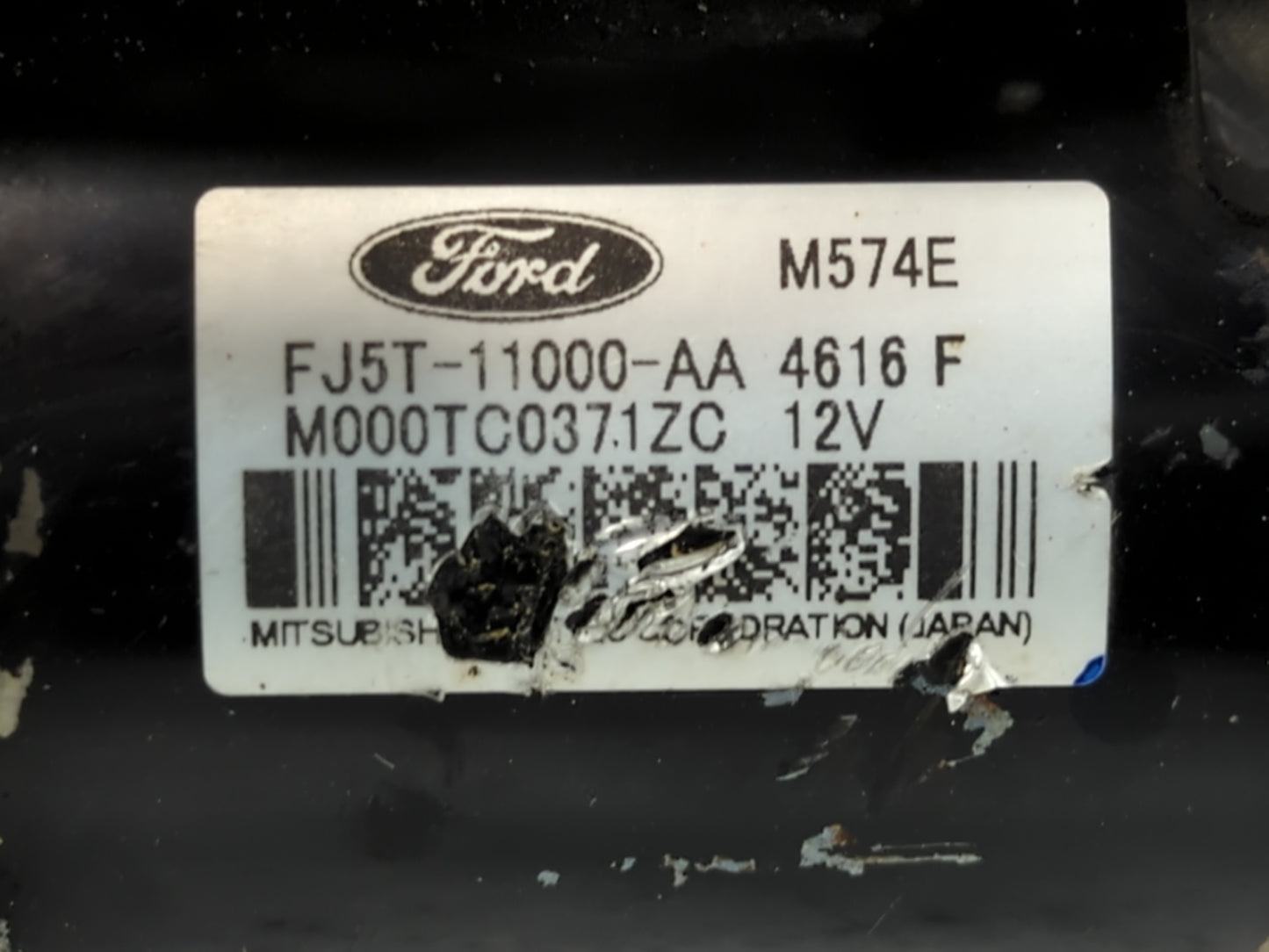 2013-2020 Ford Fusion Car Starter Motor Solenoid OEM P/N:FJ5T-11000-AA 4616 F Fits OEM Used Auto Parts - Oemusedautoparts1.c