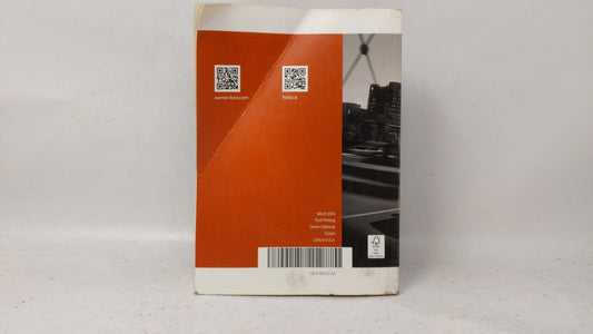 2017 Ford Fusion Owners Manual Book Guide OEM Used Auto Parts