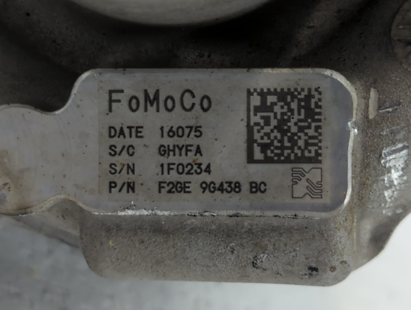 2017 Ford Fusion Turbocharger Turbo Charger Super Charger Supercharger 805310 - Oemusedautoparts1.com