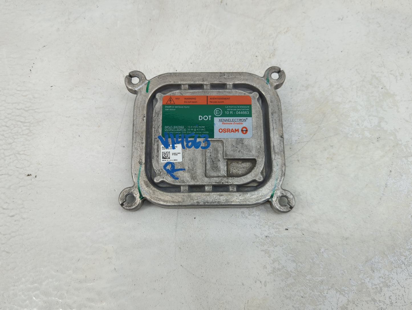 2017 Ford Mustang Headlight Ballast Head Light - Oemusedautoparts1.com