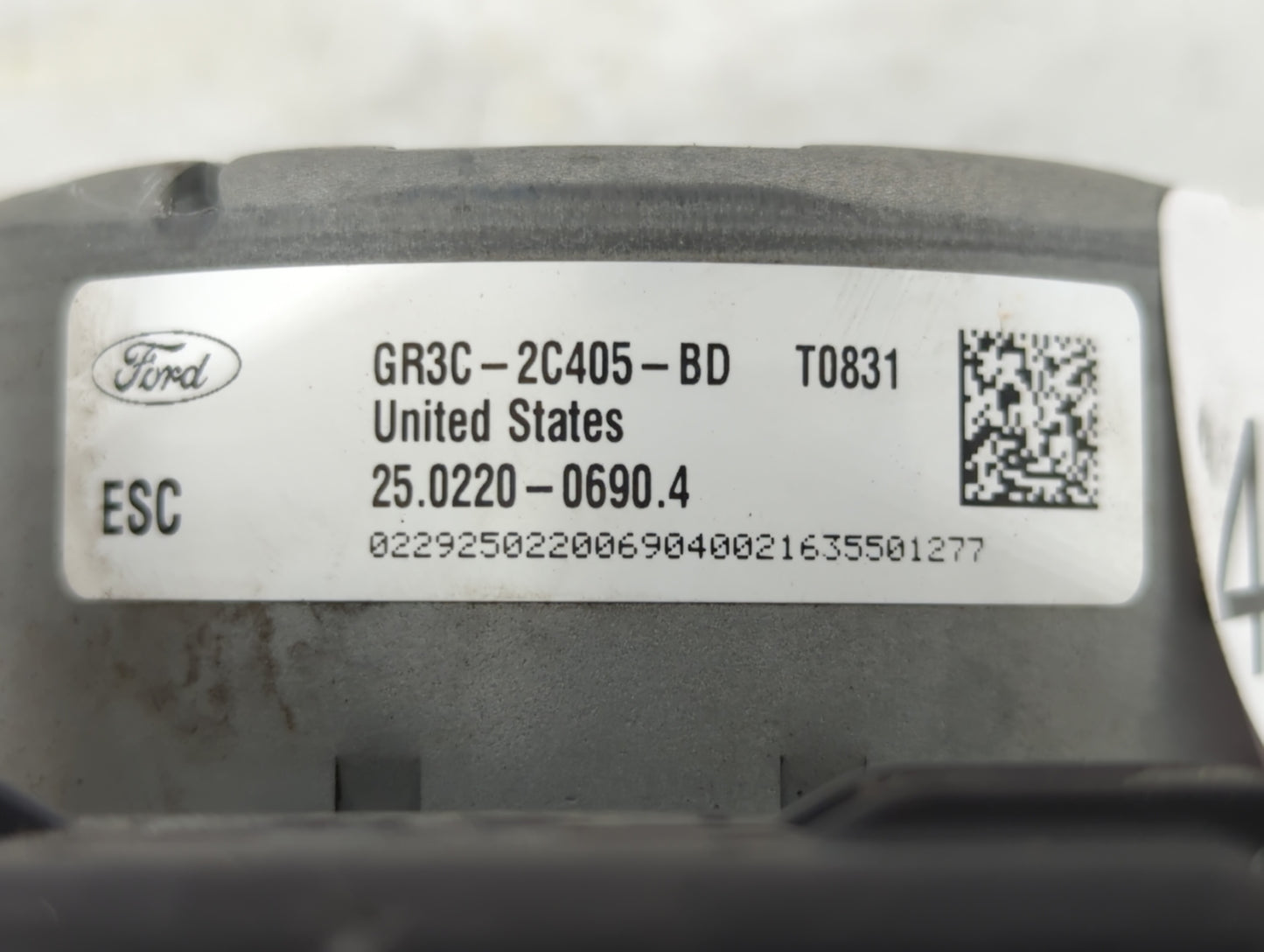 2015-2020 Ford Mustang ABS Pump Control Module Replacement P/N:GR3C-2C405-BD GR3C-2C405-BB Fits Fits 2015 2016 2017 2018 201