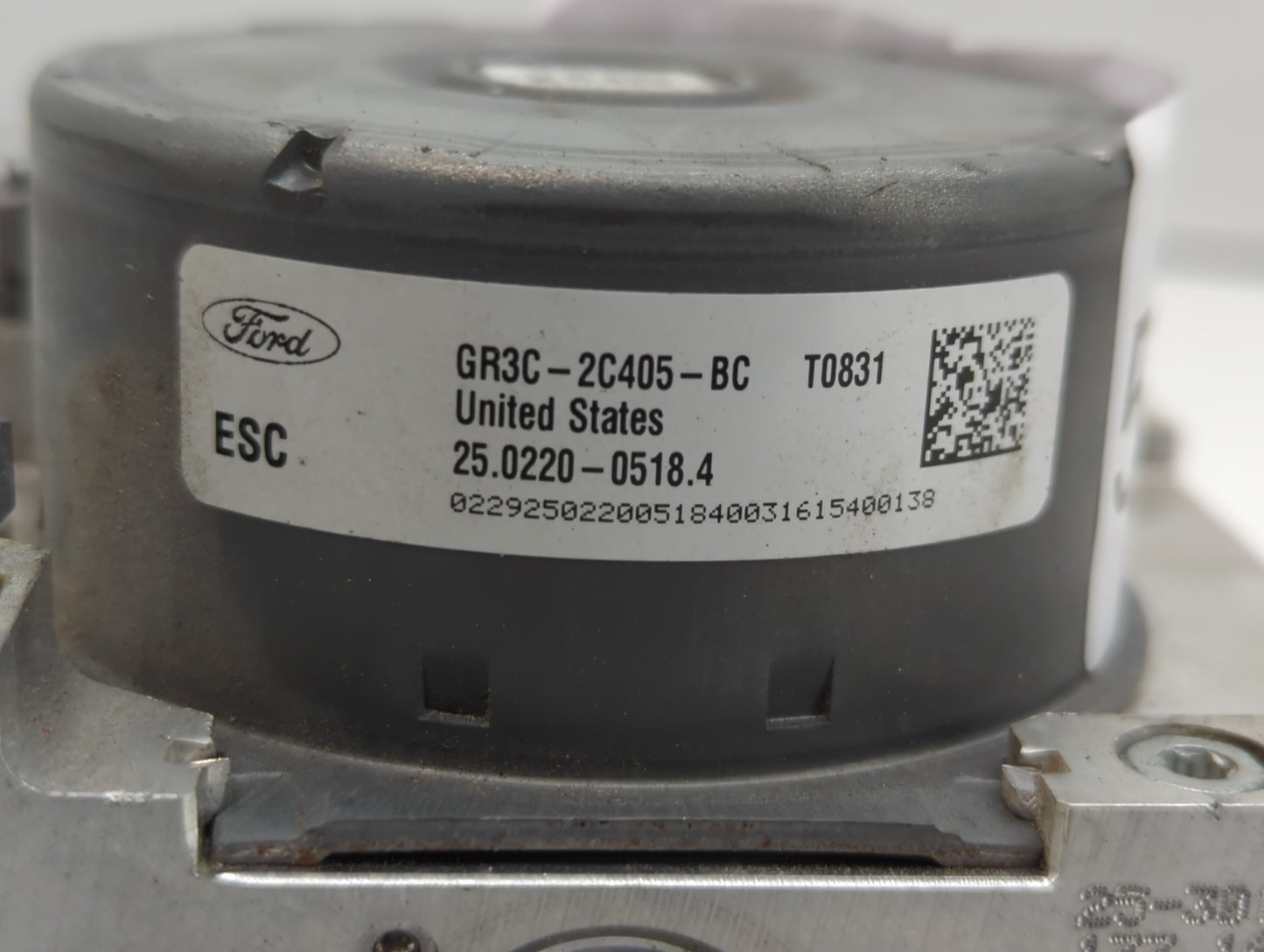 2015-2020 Ford Mustang ABS Pump Control Module Replacement P/N:GR3C-2C405-BC Fits Fits 2015 2016 2017 2018 2019 2020 OEM Use