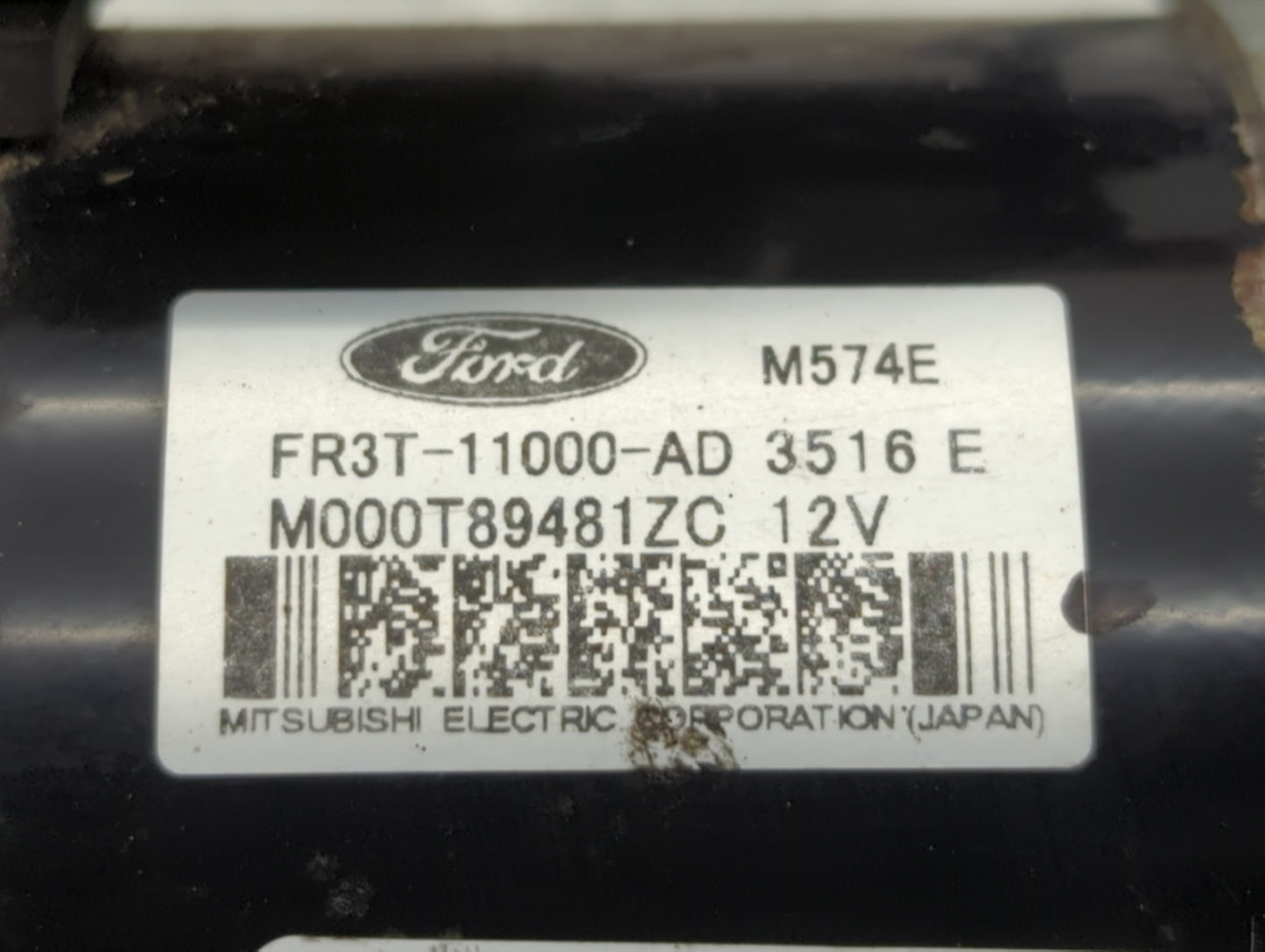 2015-2017 Ford Mustang Car Starter Motor Solenoid OEM P/N:4916B FR3T-11000-AD Fits Fits 2015 2016 2017 OEM Used Auto Parts -