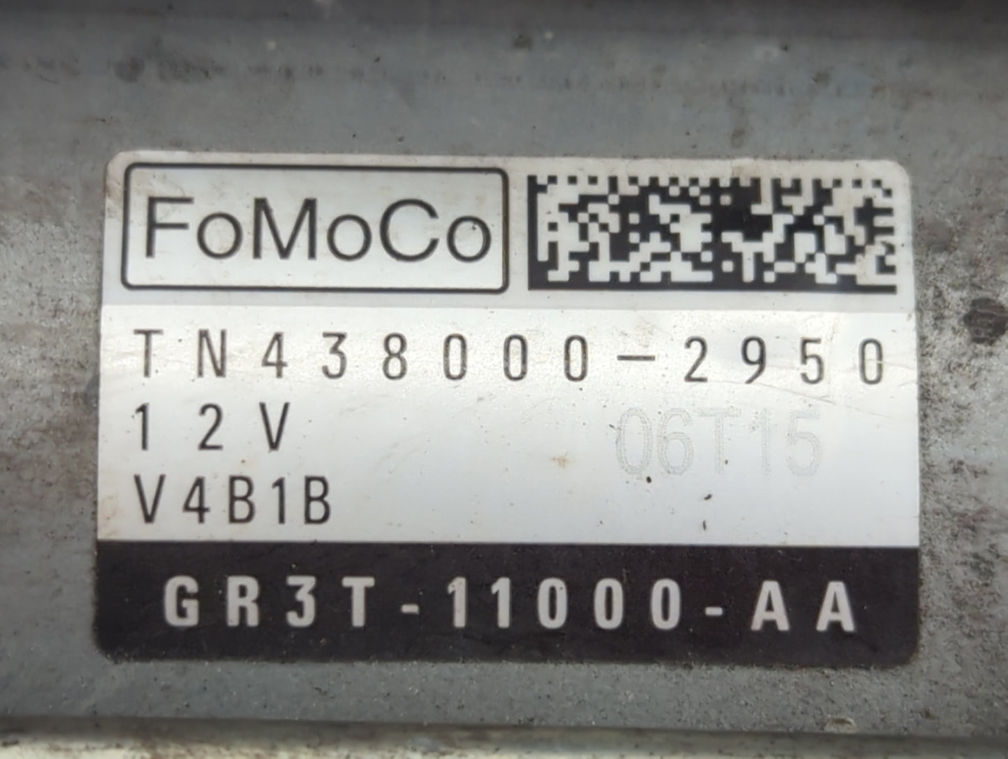2015-2017 Ford Mustang Car Starter Motor Solenoid OEM P/N:TN438000-2950 GR3T-11000-AA Fits Fits 2015 2016 2017 OEM Used Auto