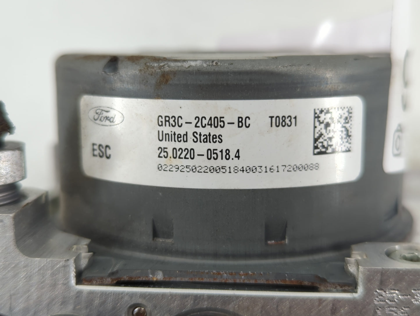 2015-2020 Ford Mustang ABS Pump Control Module Replacement P/N:GR3C-2C405-BC Fits Fits 2015 2016 2017 2018 2019 2020 OEM Use