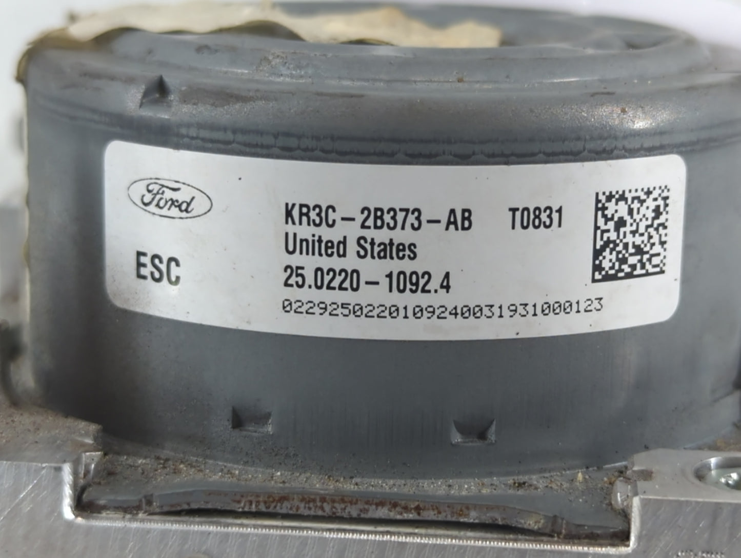 2017 Ford Mustang ABS Pump Control Module Replacement P/N:KR3C-2B373-AB Fits Fits 2016 2018 OEM Used Auto Parts - Oemusedaut