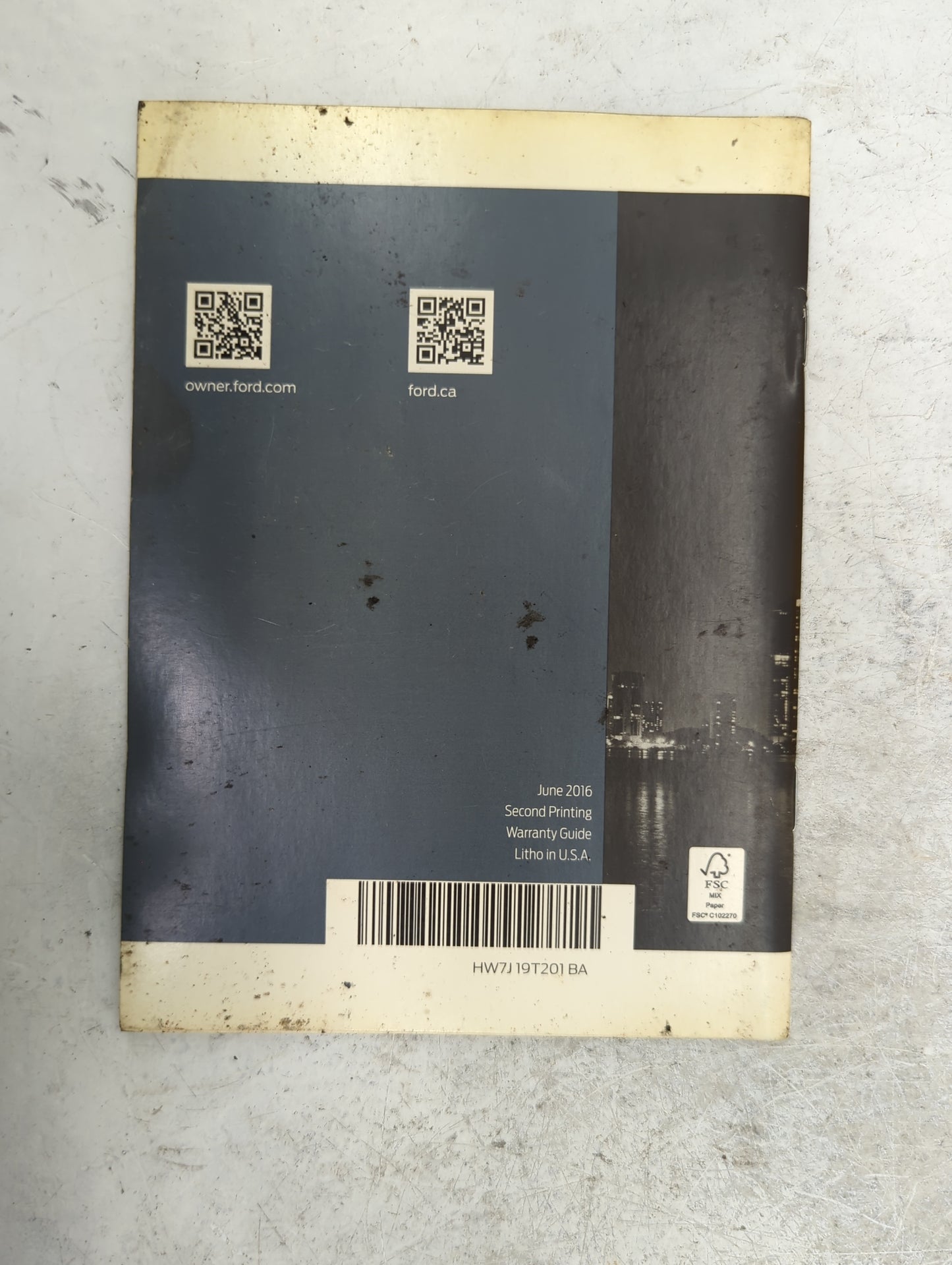 2017 Ford Transit Owners Manual Book Guide P/N:HK3J19A321AA HW7J19T201BA OEM Used Auto Parts - Oemusedautoparts1.com